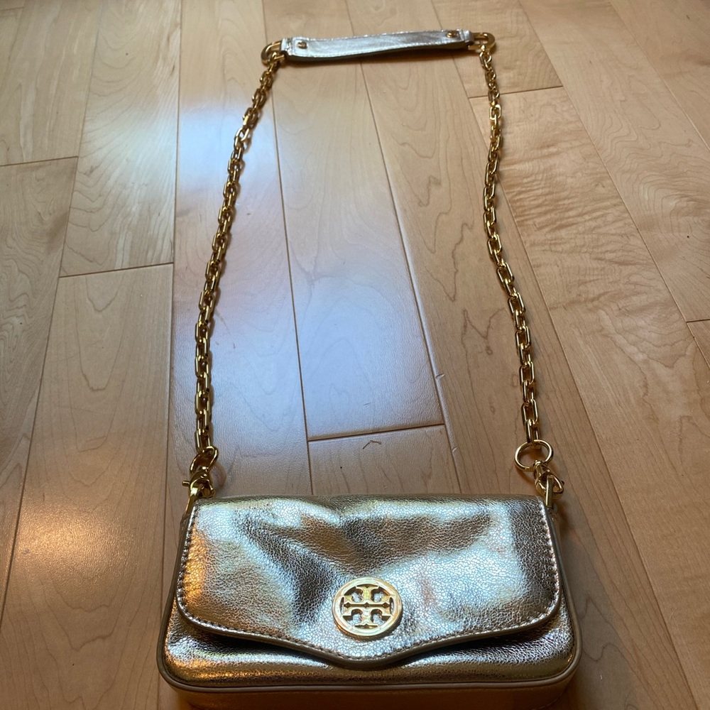 Tory Burch Gold Crossbody